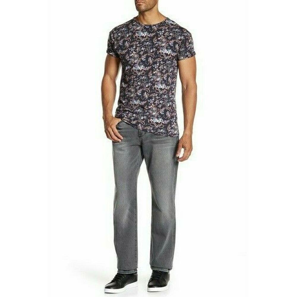 FRAME Denim L'Homme Straight leg distressed denim jeans commodore gray Sz 30 NEW - Picture 11 of 11